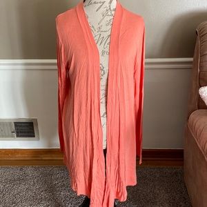 Coral white white cardigan